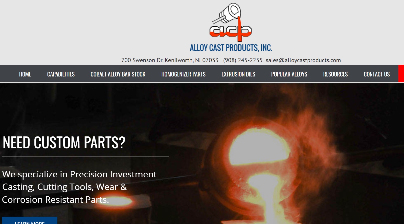 alloy cast products inc Investment Castings