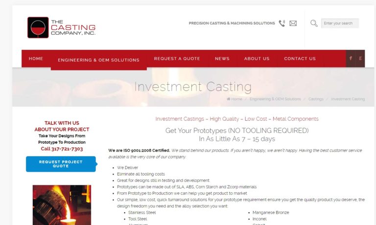 The Casting Company, Inc.
