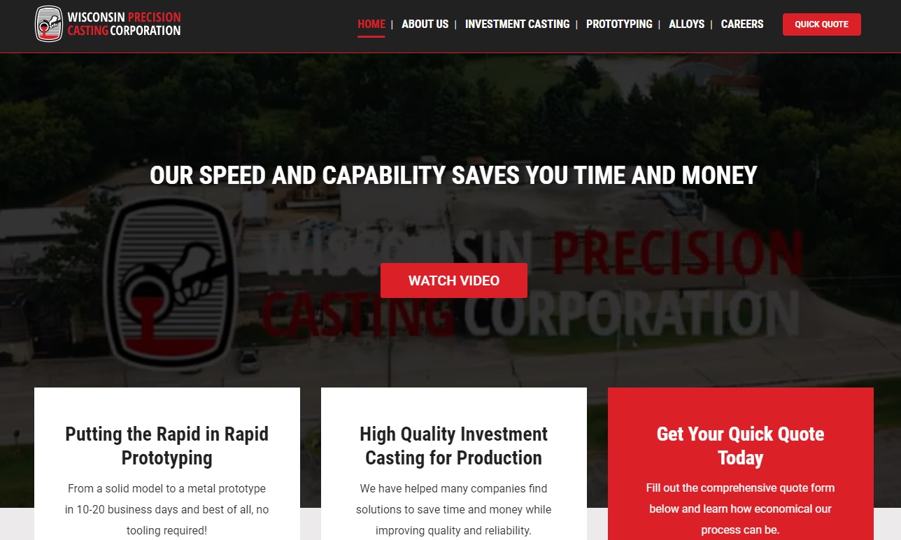 Wisconsin Precision Casting Corporation Investment Castings